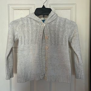 Children’s Place Hooded button up sweater. Size 5/6